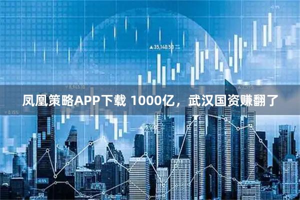 凤凰策略APP下载 1000亿,武汉国资赚翻了